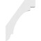 Ekena Millwork 5"W x 16"D x 22"H Standard Aspen Architectural Grade PVC Knee Brace BRCP05X16X22ASP - alternate 3